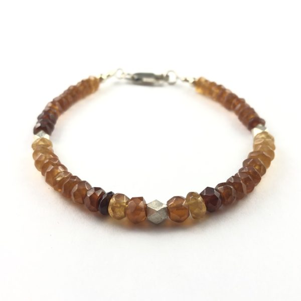 bracciale-uomo-argento-925-hessonite-3-pepite-online