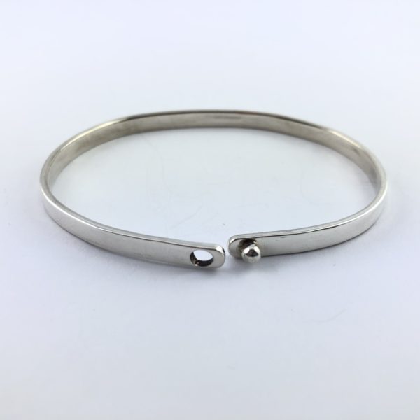 bracciale-uomo-argento-925-liscio-chiusura-bottone-aperto-online