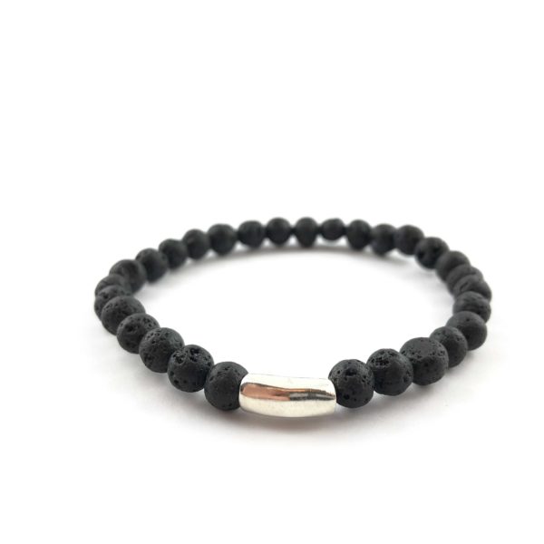 bracciale-uomo-argento-925-pietra-lavica-online