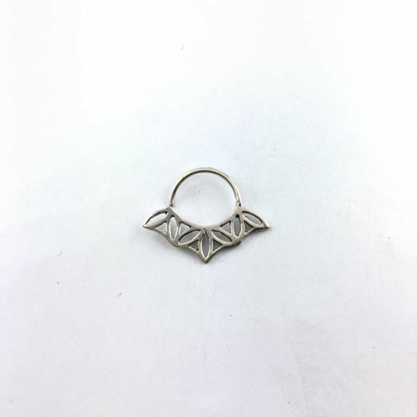 septum-argento-925-foglie-online