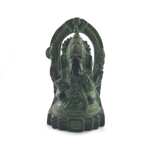 statua-ganesh-fusione-ottone-ossidazione-verde-online