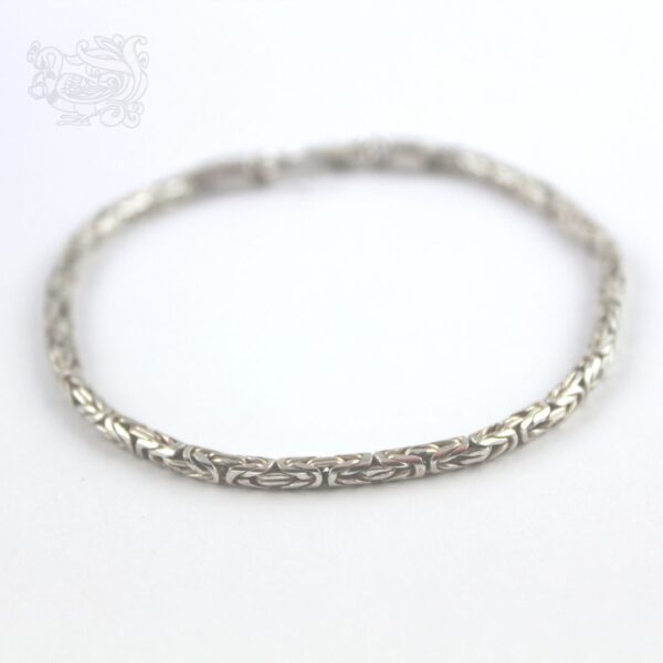 Bracciale-unisex-argento-925-maglia-bizzantina-dettaglio